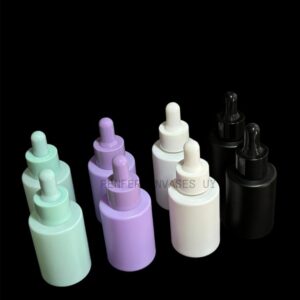 Gotero Vidrio 30ml colores Lila/Verde/Negro/Blanco