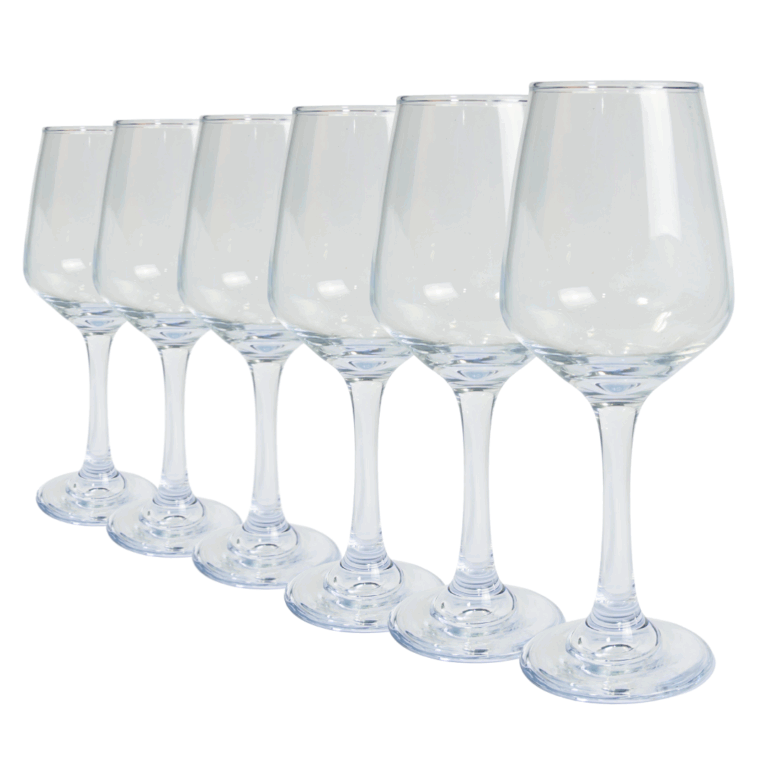 copa de vidrio 360ml, set de copas x6, copas para vino, copa para bebidas frías, copas para eventos, copas elegantes, copa con caja, set de copas vidrio, copas para brindar, copas para regalar, copa para cócteles, copas para cenas, set de seis copas