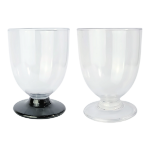 copón copa plástica plástico helado helados base negra transparente 400ml 450ml irrompible vaso
